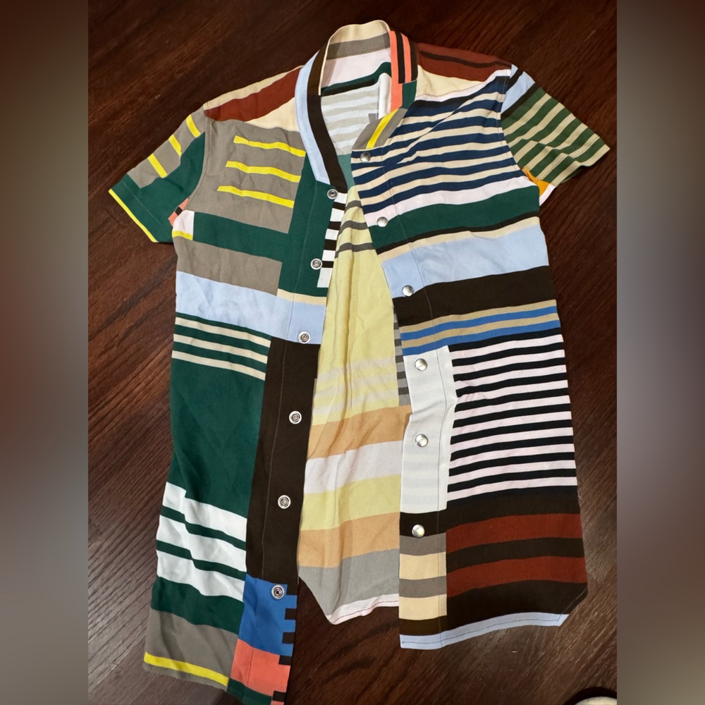 RARE Gem - Rick Owens Tecautl Golf Shirt SS20